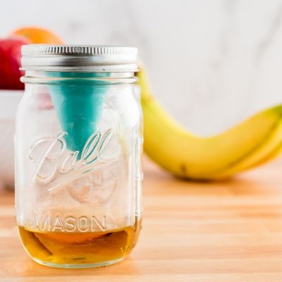 Mason Jar Fruit Fly Trap - Angie Holden The Country Chic Cottage