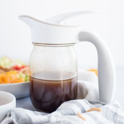 Asian Salad Dressing in a Mason Jar