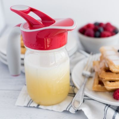 Buttermilk Syrup in a Mason Jar