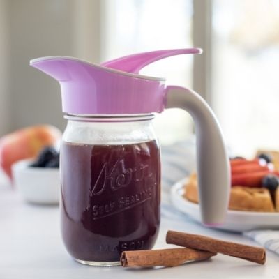 Apple Cinnamon Syrup In A Mason Jar