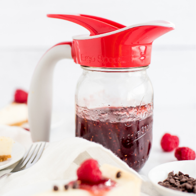 2 Ingredient Raspberry Syrup