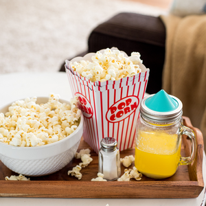 How To Evenly Spread Melted Butter On Popcorn with the Ergo Spout® MINI